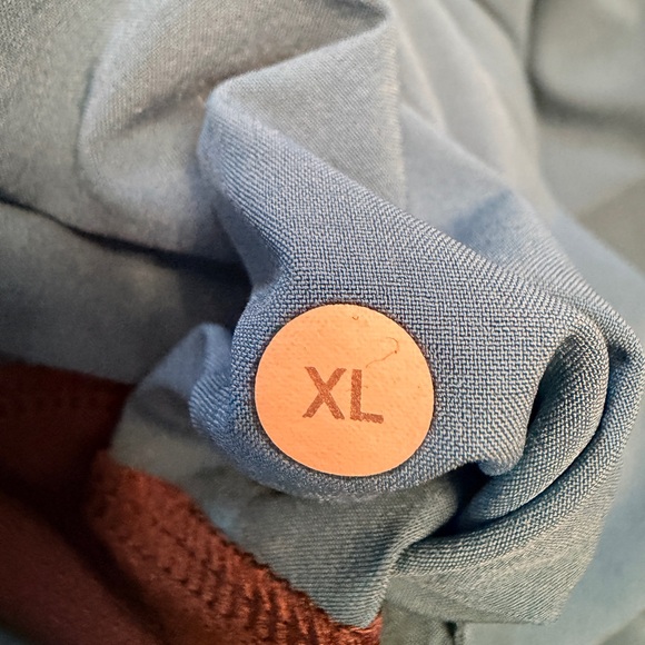 Lululemon Men’s Size XL Oasis Blue THE Lined Shorts Drawstring Workout Running - Picture 3 of 9